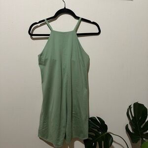 Madewell MWL Sage Green Women's Halter Exercise Dress - Women’s M